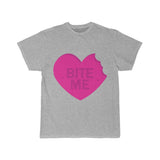 Valentine's Day Bite Me Design Men's Short Sleeve Tee